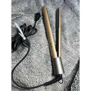 NITION Pro Salon Hair Flat Iron Straightener Tourmaline Ceramic Titanium Gold